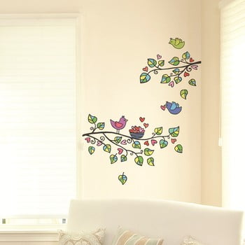 Set autocolante fanastick birds and hearts
