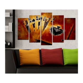 Tablou din mai multe piese 3d art ganilo, 102 x 60 cm