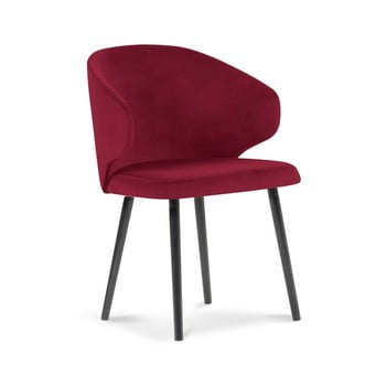 Scaun cu înveliș de catifea windsor & co sofas nemesis, roșu