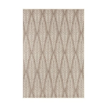 Covor potrivit pentru exterior bougari pella, 70 x 140 cm, maro - bej