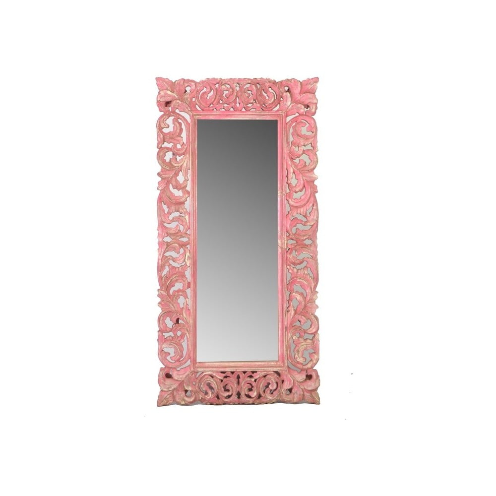 Zrcadlo Orient 60x120 cm, růžové