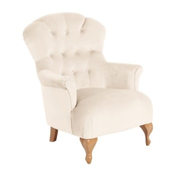 Fotoliu Max Winzer Camilla Velvety Velor, crem