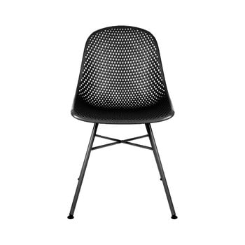 Scaun leitmotiv diamond mesh, negru