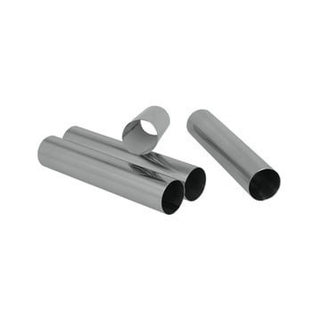 Set 4 suporturi metalice pentru rulouri metaltex, lungime 12,5 cm