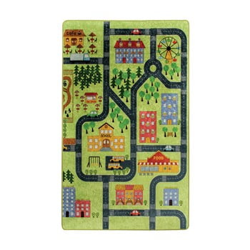 Covor copii green small town 140 x 190 cm