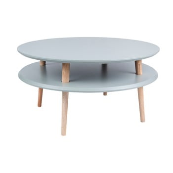 Măsuță de cafea ragaba ufo, Ø 70 cm, gri închis