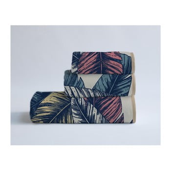 Set 3 prosoape din bumbac și microfibră surdic banana palm