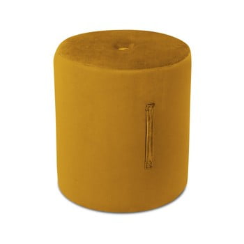 Puf mazzini sofas fiore, ⌀ 40 cm, portocaliu