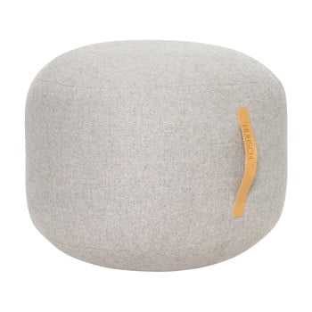 Puf hübsch zerio, ø 50 cm, gri deschis