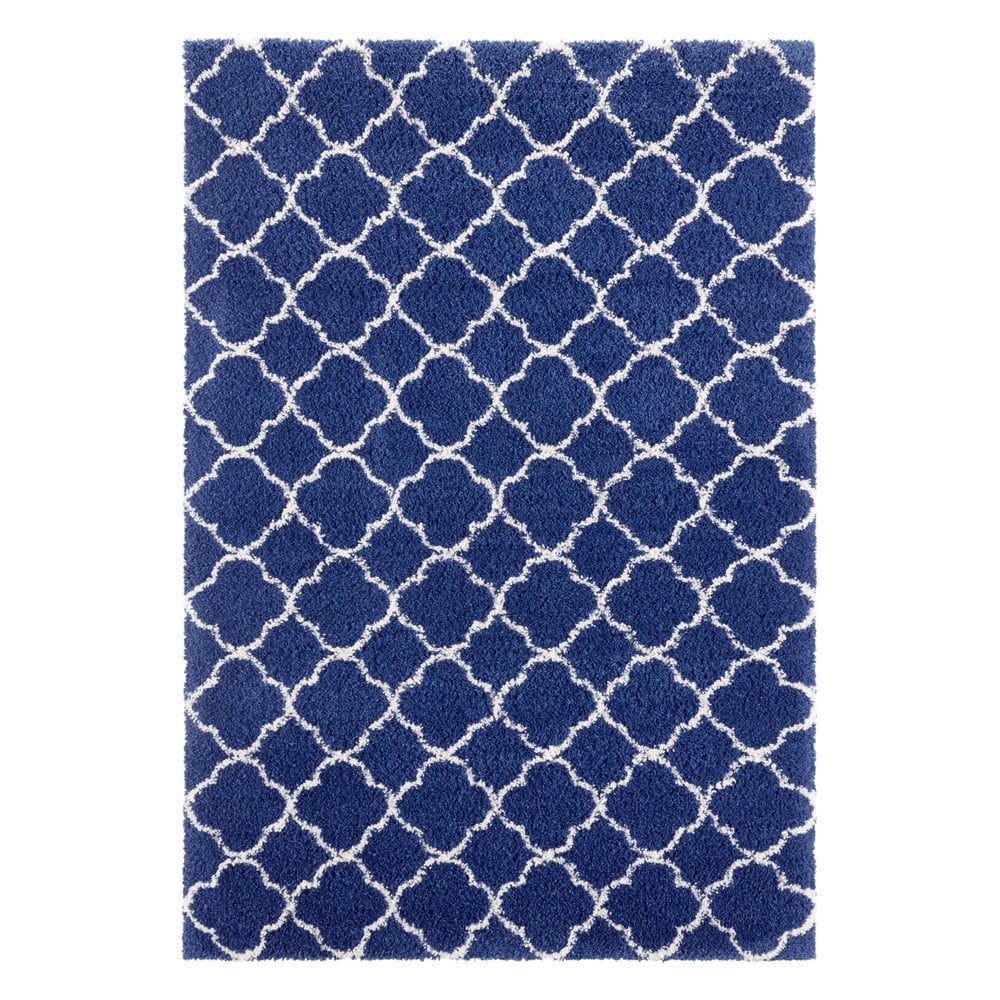 Modrý koberec Mint Rugs Luna, 80 x 150 cm