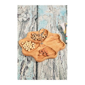 Tavă din bambus kutahya snacks, ⌀ 28,5 cm