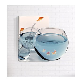 Tablou de perete 3d mosticx fish, 40 x 60 cm