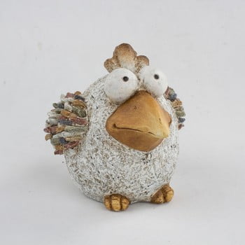 Decorațiune de grădină dakls garden deco bird with stones, 23,5 cm