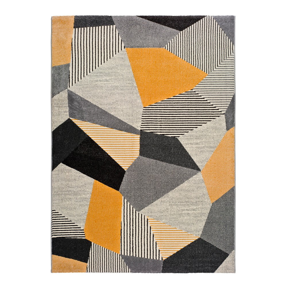 Oranžovo-šedý koberec Universal Gladys Sarro, 80 x 150 cm
