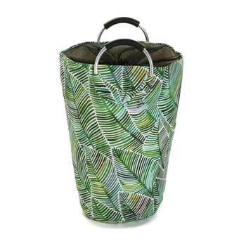 Coș din bumbac pentru rufe Versa Tropical, înălțime 58 cm