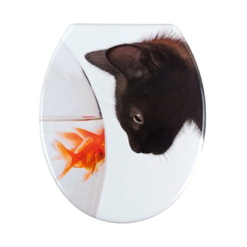 Capac wc wenko fish & cat, 45 x 37,5 cm