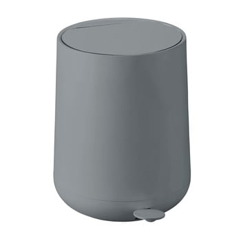 Coș de gunoi cu pedală zone nova, 5 l, gri