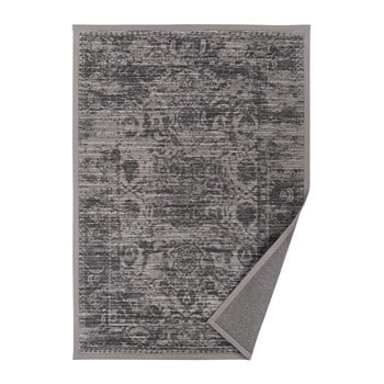 Covor reversibil narma palmse, 160 x 230 cm, gri bej
