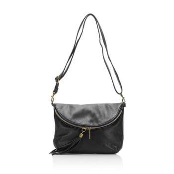 Geantă din piele grey labelz lisa minardi vetro, negru