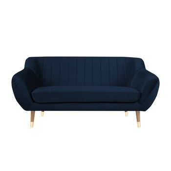 Canapea cu 2 locuri mazzini sofas benito, albastru închis