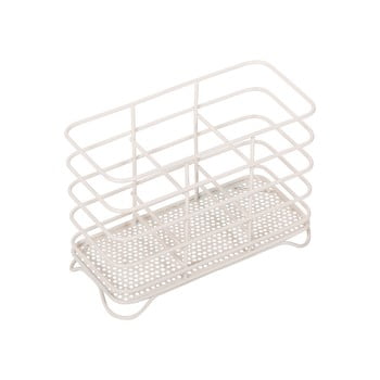 Scurgător tacâmuri addis, 18,5 x 8,5 x 13 cm, crem