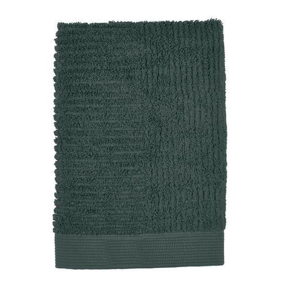 Tmavě zelený ručník Zone Classic, 50 x 70 cm