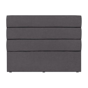 Tăblie de pat mazzini sofas pesaro, 180 x 120 cm, gri închis
