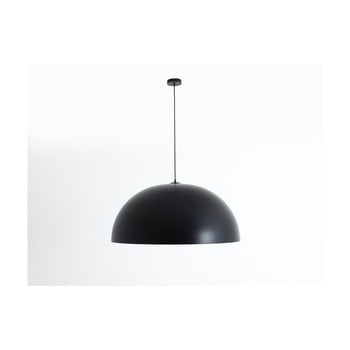 Lustră cu detalii arămii custom form lord, ø 90 cm, negru