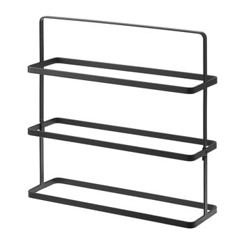 Suport lat pentru pantofi yamazaki tower shoe rack, negru