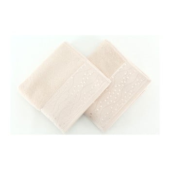 Set 2 prosoapetomuruk beige, 50 x 90 cm