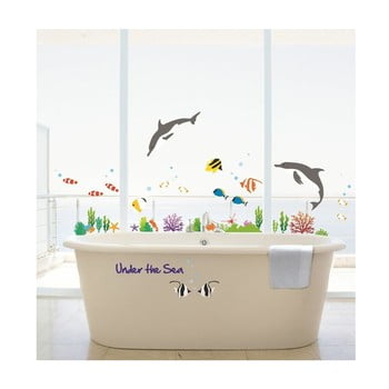 Autocolant fanastick dolphins and fishes