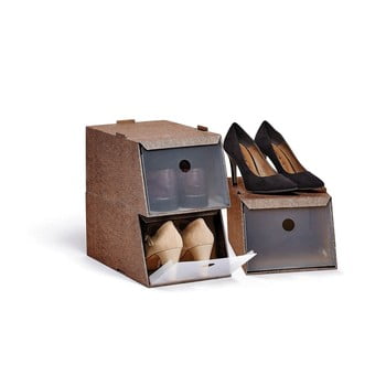 Set 3 cutii depozitare încălțăminte bonita