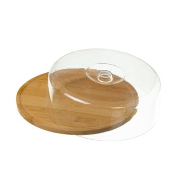 Tavă din bambus cu capac unimasa bamboo, rotund