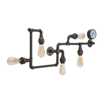 Aplică perete în stil industrial mauro ferretti, 34 cm