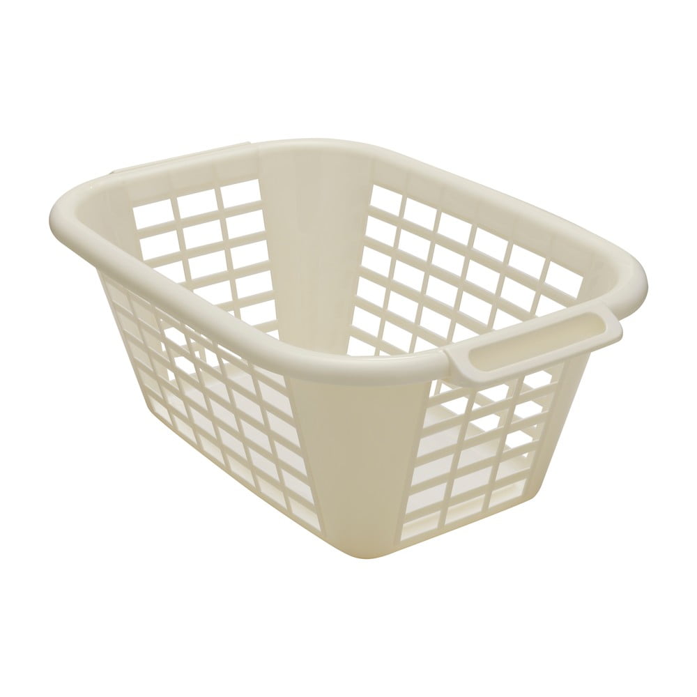 Krémový koš na prádlo Addis Rect Laundry Basket, 40 l