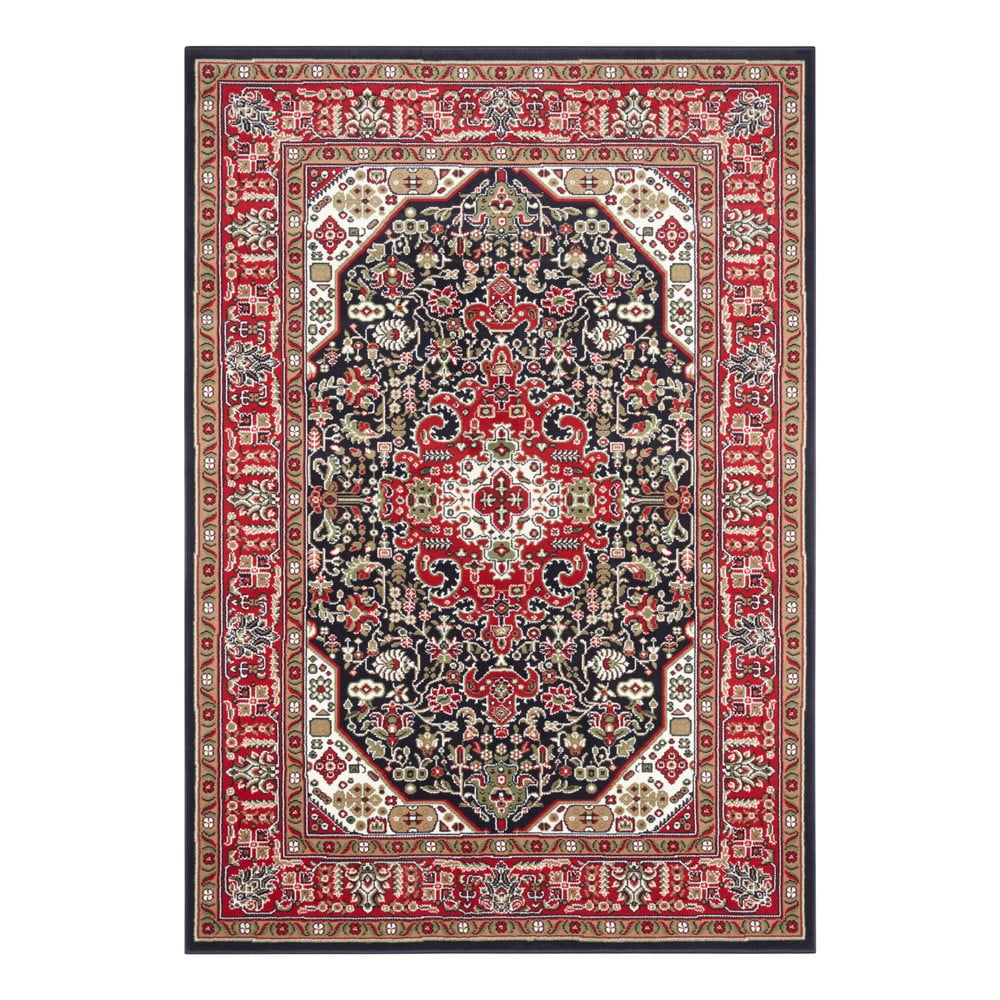 Červeno-modrý koberec Nouristan Skazar Isfahan, 80 x 150 cm
