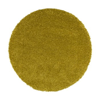 Covor rotund universal aqua liso, ø 100 cm, verde