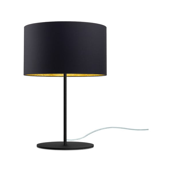 Černo-zlatá stolní lampa Sotto Luce MIKA M 1T
