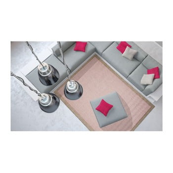 Covor foarte rezistent floorita chrome, 160 x 230 cm, roz