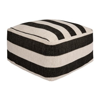 Puf adecvat pentru exterior bougari dazzo, 63 x 32 cm, negru - alb
