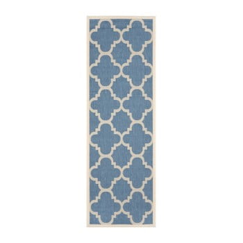 Covor safavieh mali blue, 243 x 68 cm