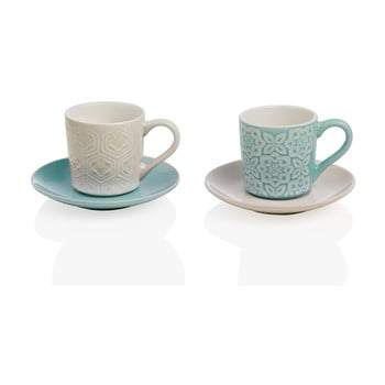 Set 2 căni din ceramică cu farfurii brandani alice