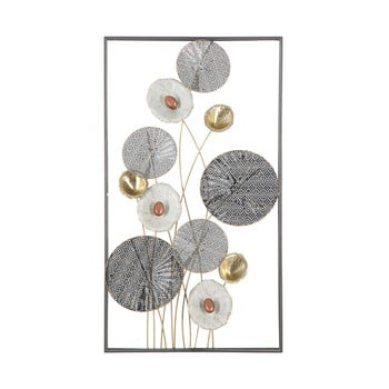 Decorațiune metalică pentru perete mauro ferretti grid, 50 x 90,5 cm
