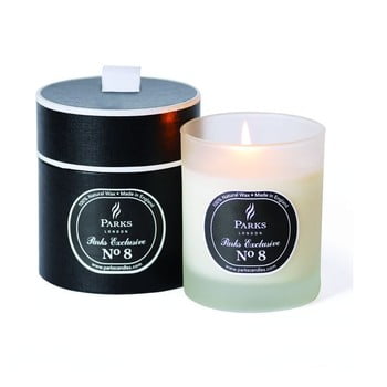 Lumânare parks candles london exclusive, 50 de ore de ardere, aromă de lemn și patchouli