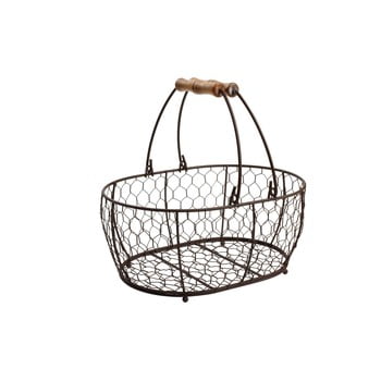 Coș metalic t&g woodware provence, 29 x 21 cm
