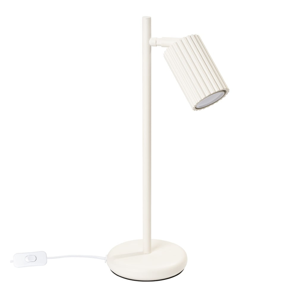 Krémová stolní lampa (výška 43 cm) Gleam – Nice Lamps