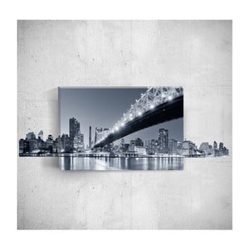 Tablou de perete 3d mosticx night city, 40 x 60 cm
