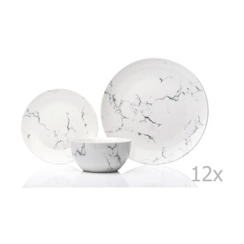 Set veselă sabichi marble, 12 buc.