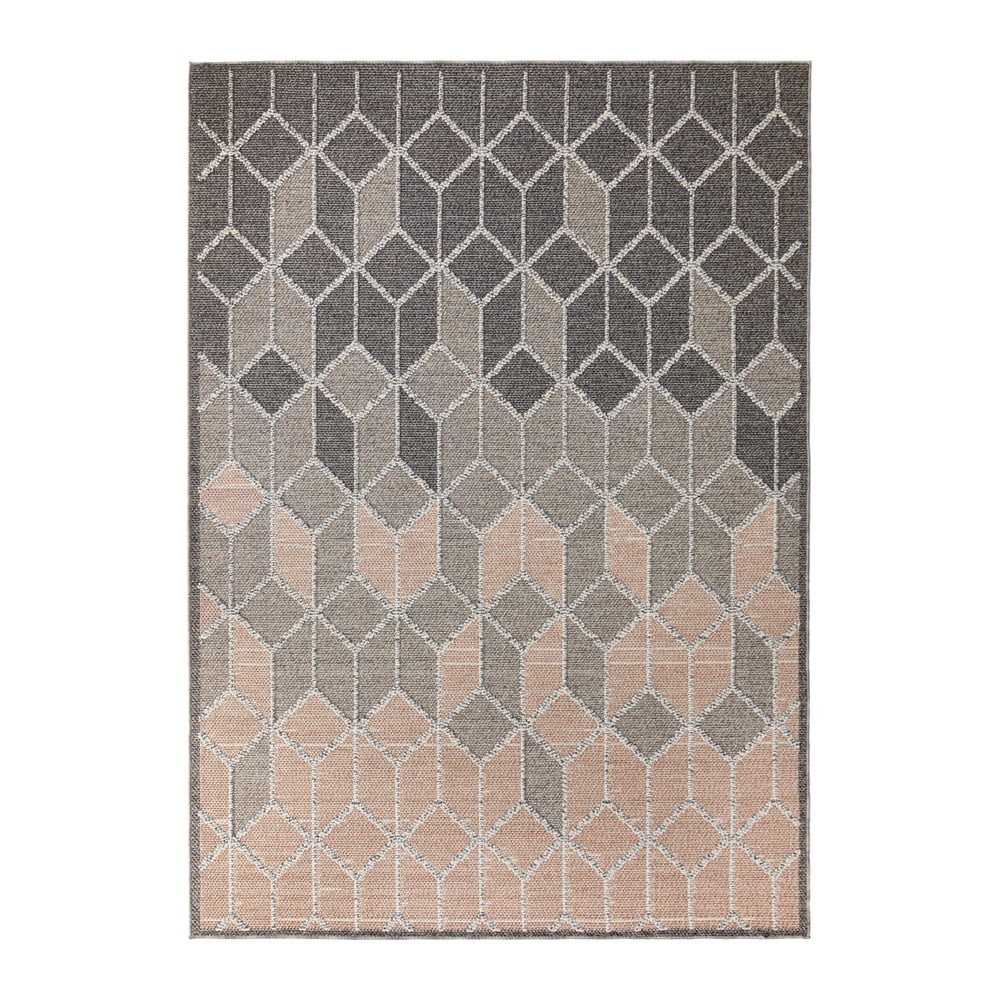 Šedo-růžový koberec Flair Rugs Dartmouth, 120 x 170 cm