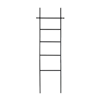 Scară din bambus pentru prosoape wenko suri, negru